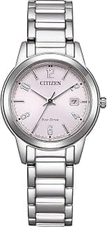 CITIZEN FE1241-71Z Women's Analogue Quartz Watch with Stainless Steel Strap, Pink, Bracelet - دليلك لأفضل العروض