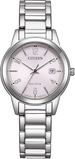 CITIZEN FE1241-71Z Women's Analogue Quartz Watch with Stainless Steel Strap, Pink, Bracelet - دليلك لأفضل العروض