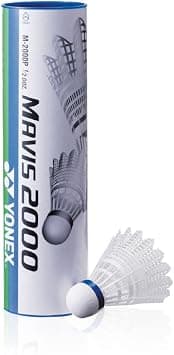 YONEX Mavis 2000 Badminton Shuttlecocks 'tube of 6', 78-Medium-Blue - Best Deal Finder