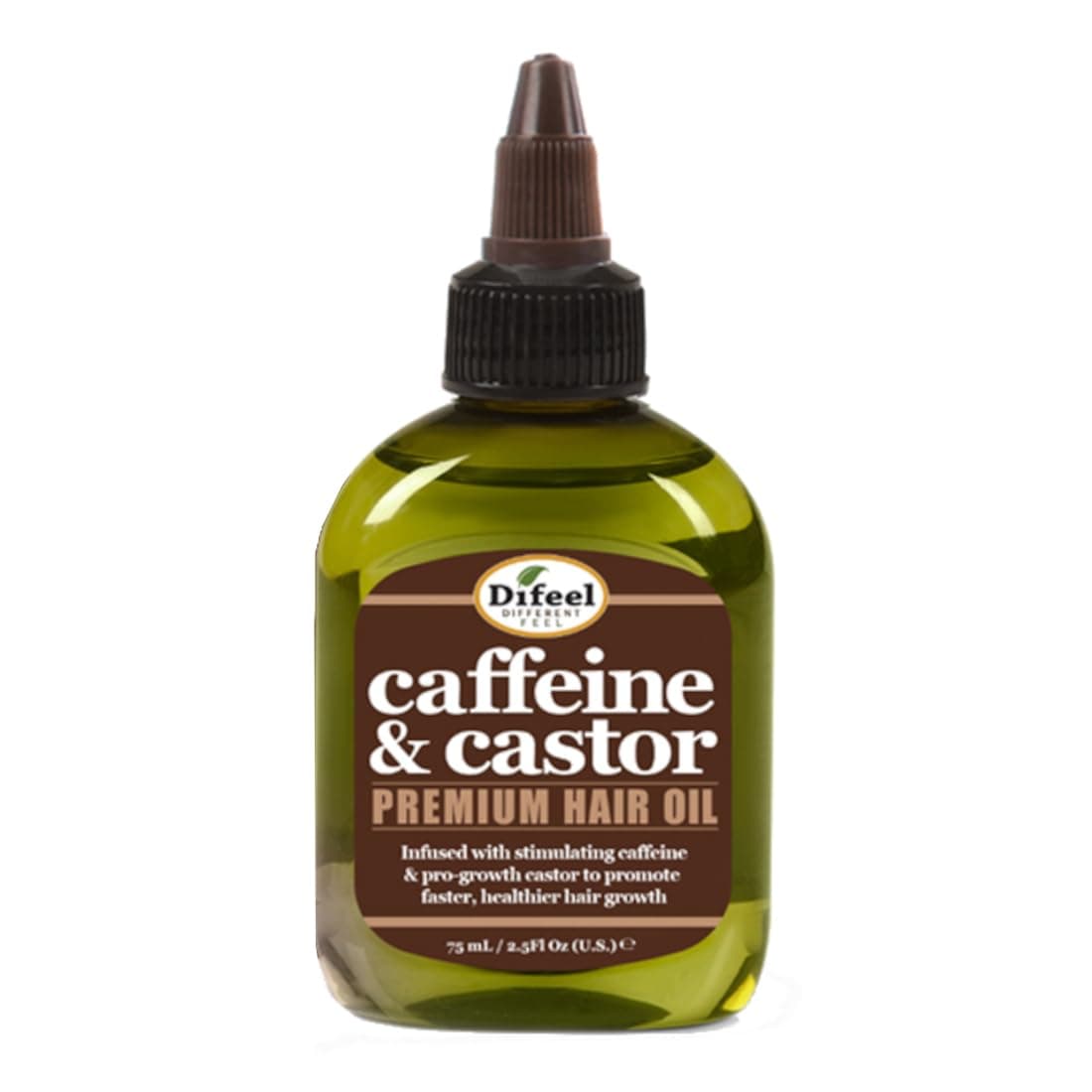 Difeel Caffeine & Castor Premium Hair Oil for Faster Hair Growth 2.5 oz. on Amazon.ae - Price Tracker