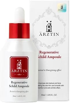 ARZTIN Regenerative Schild Ampoule, Non-sticky, fast absolution Soft texture Anti-aging Facial Serum, Skin Nutrition Brightening Replenishing Elasticity 1 fl. oz. - Best Deal Finder