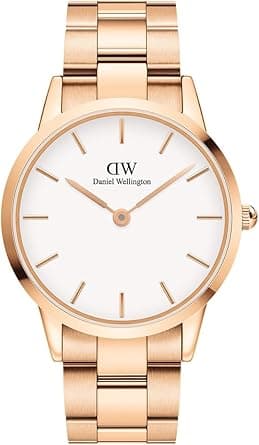 Daniel Wellington Iconic Watch Rose Gold Stainless Steel (316L) on Amazon.ae - Price Tracker