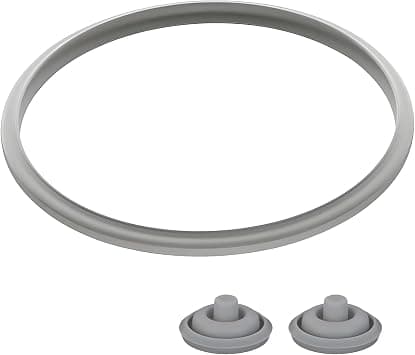 WMF Pressure Cooker Replacement Parts 22 cm Sealing Ring and 2 Pieces Cooking Signal Seal Cooking Signal Seal for Pressure Cooker Lid 2.5 L 3 L 4.5 L 6.5 L 8.5 L Lid Pressure Cooker Silicone on Amazon.ae - Price Tracker