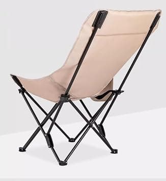 HALAYAYA Camping Folding Chair Portable Folding Beach Chair Multi-Purpose Lightweight Chair for Outdoor Travel Picnic Hiking With Carry Bag, Not Adjustable(L-khaki) on Amazon.ae - Price Tracker