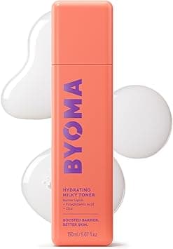 BYOMA Hydrating Milky Toner - Dewy, Ultra Hydrating Toner for Face - Soothes Skin, Locks in Moisture, Reduces Redness - Barrier Repair - 5.07 fl oz - Amazon.ae Price Tracker