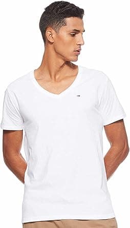 Tommy Jeans Mens TJM Original Jersey V Neck Knit Tops on Amazon.ae - Price Tracker