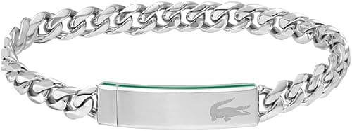 Lacoste Lacoste Baseline Mens Stainless Steel Bracelet on Amazon - Best Deal Finder