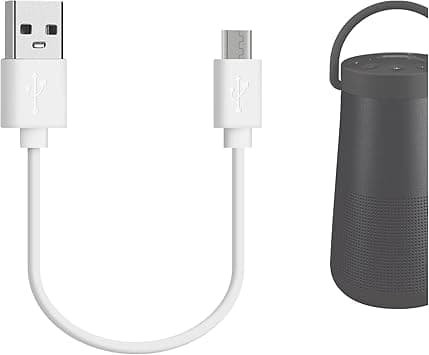 Geekria Micro-USB Speakers Short Charger Cable, Compatible with Bose SoundLink Color II, SoundLink Micro, Revolve+ Charger, USB to Micro-USB Replacement Power Charging Cord (1 ft / 30 cm) - Amazon.ae Price Tracker
