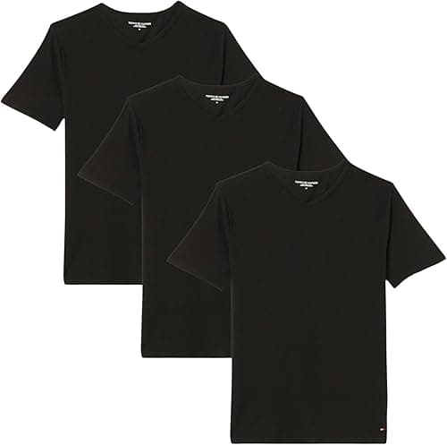 Tommy Hilfiger Stretch Vn Tee Ss 3Pack Men Underwear Tops BLACK MD, M on Amazon.ae - Price Tracker