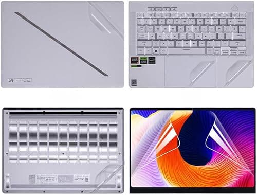 Gruattreay Laptop Decal Cover Compatible with 14'' ASUS ROG Zephyrus G14 2024 GA403U, Anti-Scratch Sticker Three Sided Notebook Film and High Definition Film (Transparent frosted finish) on Amazon.ae - Price Tracker