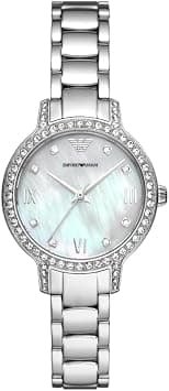 Emporio Armani Women's Three-Hand Watch; Dress Watch for Women - Best Deal Finder