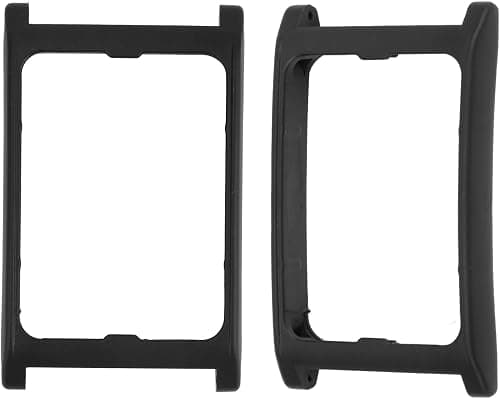 2pcs Frames Compatible with Amazfit Helio Strap Fitness Tracker Wristband, Plastic Hard PC Case Protective Frame for Women Men (Black) on Amazon.ae - Price Tracker