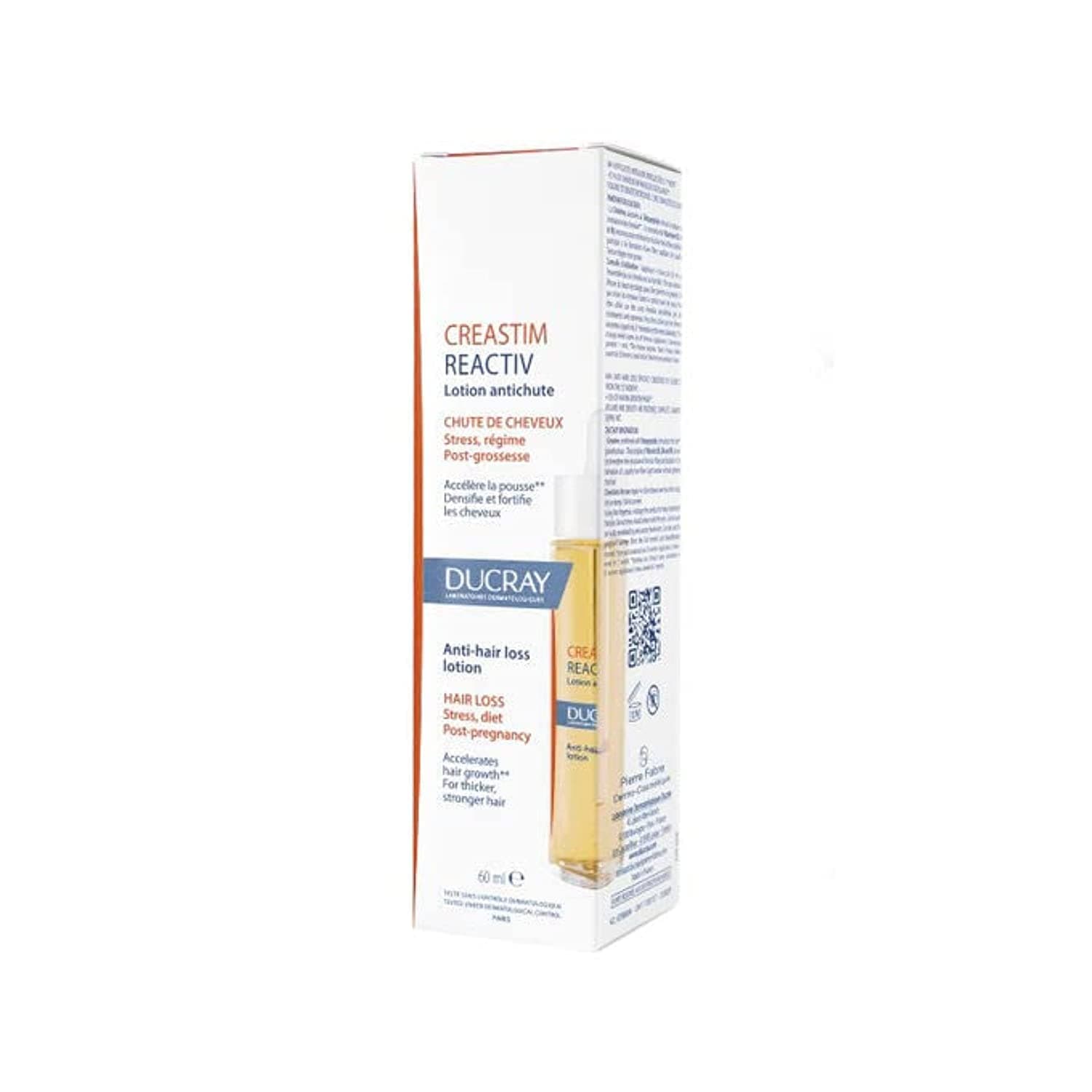 Ducray - Creastim Reactiv Strengthening Lotion - Occasional loss of hair density - 60ml on Amazon.ae - Price Tracker