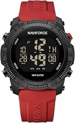 NAVIFORCE Men Sports Waterproof Digital Watches with Stopwatch Alarm Rubber Strap Wristwatch for Women - Best Deal Finder