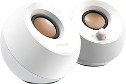 Creative Pebble 2.0 USB-Powered Desktop Speakers with Far-Field Drivers and Passive Radiators for Pcs and Laptops (White) - Amazon.ae Price Tracker