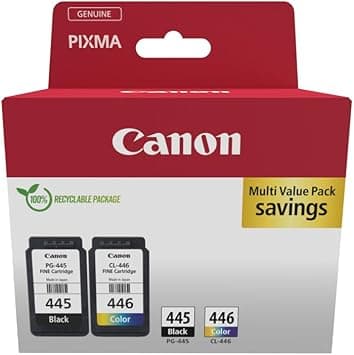 Canon Pg445 and Cl446 Combo Pack for Ip2840 Mg2440 Mg2540 Mg2940 Printers on Amazon.ae - Price Tracker