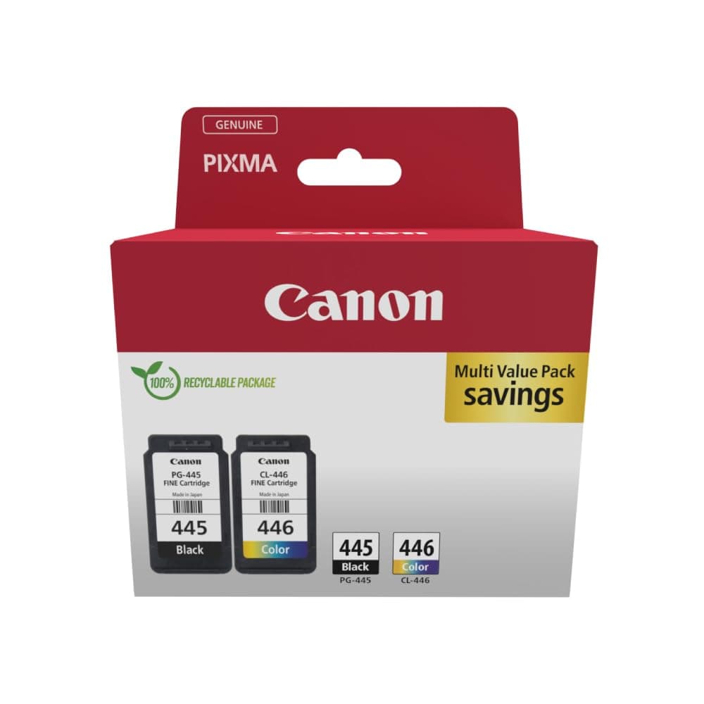 Canon Pg445 and Cl446 Combo Pack for Ip2840 Mg2440 Mg2540 Mg2940 Printers on Amazon.ae - Price Tracker
