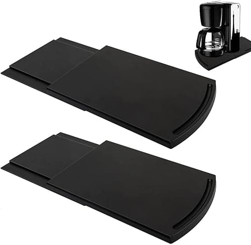 2 Pack Handy Sliding Tray for Coffee Maker, Kitchen Appliance Moving Caddy, Countertop Slider with Smooth Rolling Wheels for Blender, Toaster, Air Fryer, Pot, Food Processors, Aid Mixer on Amazon.ae - Price Tracker