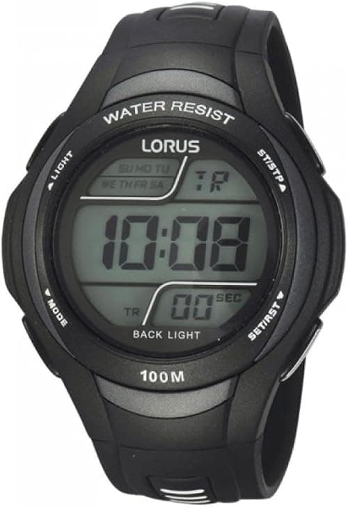 Lorus Sport Men's Chronograph Watch Stainless Steel and Plastic with Urethane Strap on Amazon.ae - Price Tracker