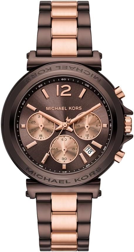 Michael Kors Maren Chronograph Watch for Women, 40 mm Case Diameter, Brown on Amazon.ae - Price Tracker