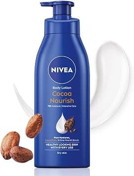 NIVEA Cocoa Nourish 400ml Body Lotion with Deep Moisture Serum| 48 H Moisturization | With Cocoa Butter & Coconut Oil | Non Greasy & Healthy Looking Skin |For Very Dry Skin - Best Deal Finder
