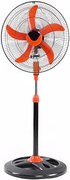 18" Luxury Stand Fan – 5-Speed Remote Control Ultra-Quiet 25dB Adjustable Height Pedestal Fan for Home, Office, Bedroom & Living Room Cooling على Amazon.ae - متتبع الأسعار