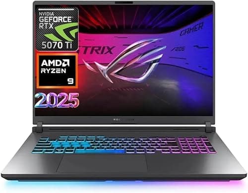 ASUS (Upgraded) Latest 2025 ROG Strix G16 Gaming Laptop, 16" FHD 165Hz Display, 16-Core AMD Ryzen 9 8940HX, RTX 5070 Ti, 16GB RAM, 1TB SSD, Eclipse Grey on Amazon.ae - Price Tracker