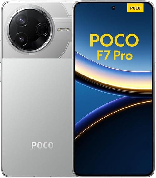 XIAOMI Poco F7 PRO 5G + 4G LTE (for Tmobile Mint Tello & Global) (256GB + 12GB) Ai 2K 6.67" Amoled 50MP Gamers Phone NFC Dual sim Unlocked Model 24117RK2CG (Silver) على Amazon.ae - متتبع الأسعار