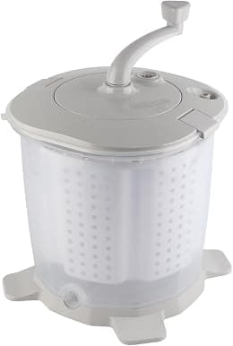Manual Washing Machine, Non Electric Portable Compact Hand Powered Mini Washing Machine, Washer and Spin Dryer, Hand Crank Clothes Washer for Dorms, Apartments, Camping - Best Deal Finder