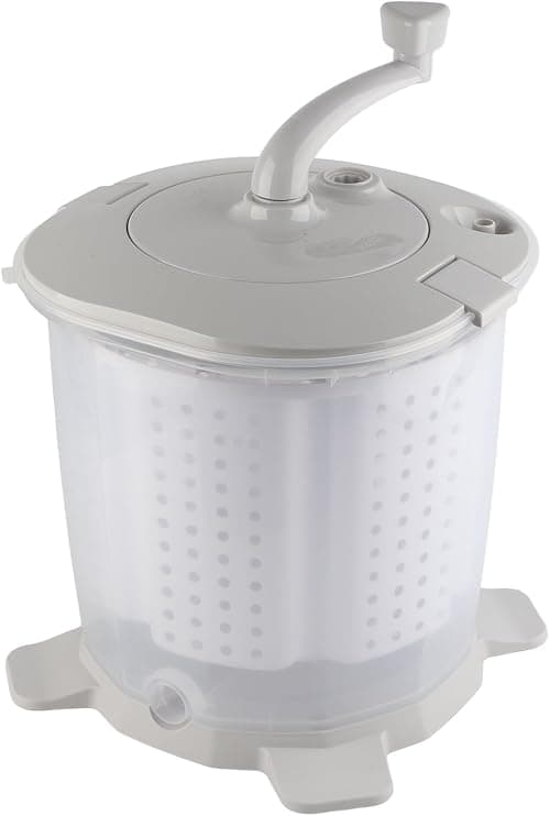 Manual Washing Machine, Non Electric Portable Compact Hand Powered Mini Washing Machine, Washer and Spin Dryer, Hand Crank Clothes Washer for Dorms, Apartments, Camping on Amazon.ae - Price Tracker