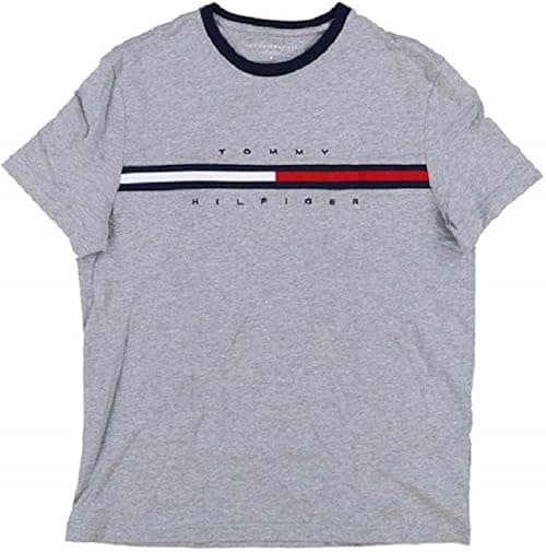 Tommy Hilfiger Men's Short Sleeve Signature Stripe Graphic T-shirt on Amazon.ae - Price Tracker
