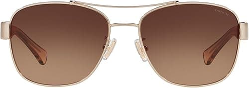 Coach Womens Sunglasses (HC7064) Gold/Brown Metal - Non-Polarized - 56mm on Amazon.ae - Price Tracker