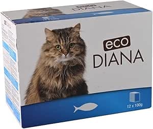 Eco Diana Cat Food (Pack of 12 - 100g Pouches) Beef Chunks in Gravy, Nutrient-Rich Complete Food For Cats- Multicolor on Amazon.ae - Price Tracker