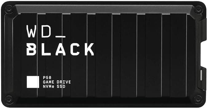 WD_BLACK Western Digital P50 4TB NVMe SSD Game Drive - SSD speeds up to 2000MB/s works with PC, X Box and PlayStation-WDBA3S0040BBK-WESN, 1TB on Amazon.ae - Price Tracker
