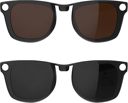 HiBloks 2Pcs Polarized Clip for Ray-Ban Meta Wayfarer Smart Glasses - Best Deal Finder