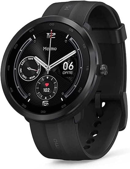 70mai Maimo Watch R Smartwatch with 1.3-inch colorful display, Heart rate&Blood Oxygen monitor,Gps,5ATM Waterproof, Bluetooth calling with AI noise reduction and up to 10+ days of usage (Black) on Amazon.ae - Price Tracker