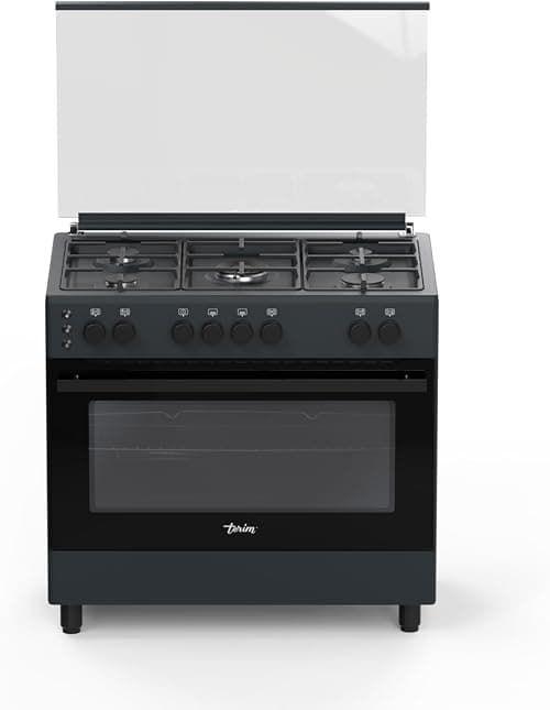 Terim TERGC965BO 90x60 cm Freestanding Gas Cooker, 5 SABAF Burners, Full Safety, 96 Liters Oven on Amazon.ae - Price Tracker