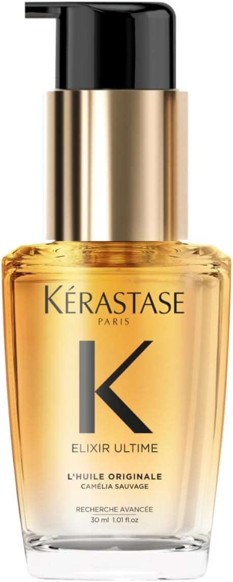 Kérastase Elixir Ultime, L'Huile Originale Refillable Hair Oil | Versatile Leave-In Oil to Smooth Frizz & Add Shine |Camellia, Marula and Argan Oils | For All Hair Types on Amazon.ae - Price Tracker