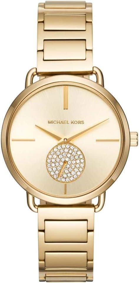 Michael Kors Women's Watch PORTIA, 36 mm case size, Chronograph movement, Stainless Steel strap on Amazon.ae - Price Tracker