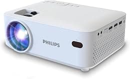 Philips NeoPix 100, Fixed Projector, 65" (165 cm) Screen, LED, Integrated Hi-Fi Stereo Speakers, USB Connectivity, HDMI and 3.5 mm Jack Cable, Compact, White - Best Deal Finder