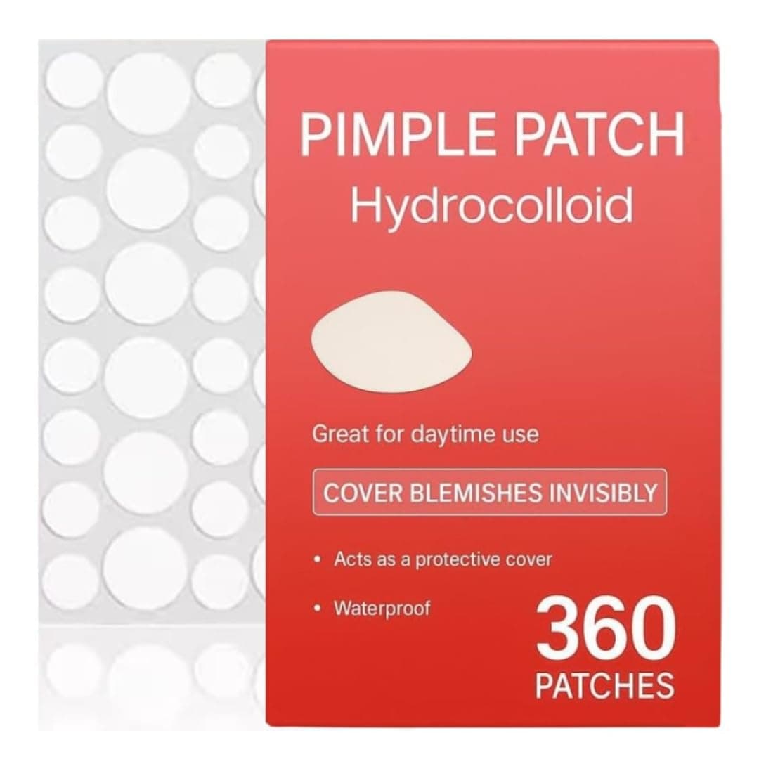 Primebly™ Acne Patches 360 Count | Pimple Patch & Hydrocolloid Patch لصقات حب الشباب | Invisible Waterproof for Face & Body | Fast-Acting Blemish & Acne Spot Treatment – Vegan & Cruelty-Free on Amazon.ae - Price Tracker