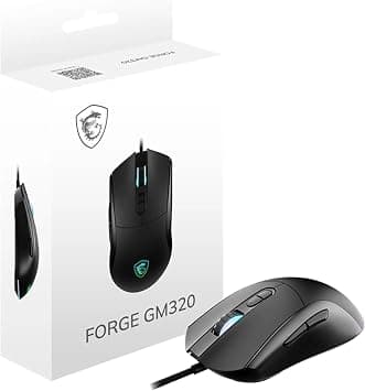 MSI FORGE GM320 Gaming Mouse - 12800DPI Optical Sensor, Symmetrical, 20M+ Click Switches, 7-Buttons, 1ms Latency, RGB LED, 126g - Wired on Amazon.ae - Price Tracker