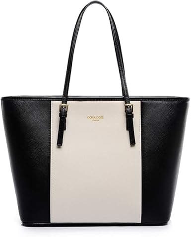 Fashion Shoulder Bag For Women Stylish Black And White HandBag European Style Ladies Tote Bag on Amazon.ae - Price Tracker