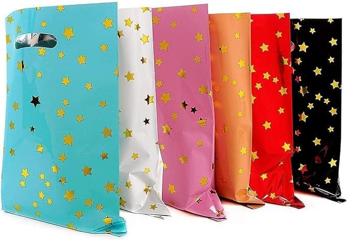 BeyondLuv Gift Bag Party Bags For Kids Birthday Goodies - 50 Pcs Birthday Bag For Candy Cookie Party Favors Paper Bags For Gifts/Small Bags Birthday Party Goodie Bags Fillers on Amazon.ae - Price Tracker