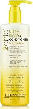 GIOVANNI 2chic Ultra-Revive Conditioner, 24 oz. - Pineapple & Ginger to Moisturize Dry Unruly Hair, Coconut, Guava, Aloe Vera, Pro-Vitamin B5, Lauryl & Laureth Sulfate Free, No Parabens, Color Safe على Amazon.ae - متتبع الأسعار