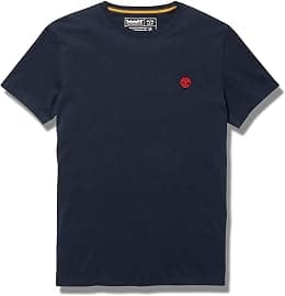 Timberland Men's TFO SS Left Chest Logo Jersey Crew Tee (Slim) SHIRT (pack of 1) - Best Deal Finder