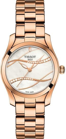 Tissot T-Wave Mother of Pearl Dial Stainless Steel Ladies Watch T112.210.33.111.00 - Best Deal Finder
