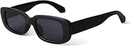 BUTABY Rectangle Sunglasses for Women Retro Driving Glasses 90’s Vintage Fashion Narrow Square Frame UV400 Protection - Best Deal Finder