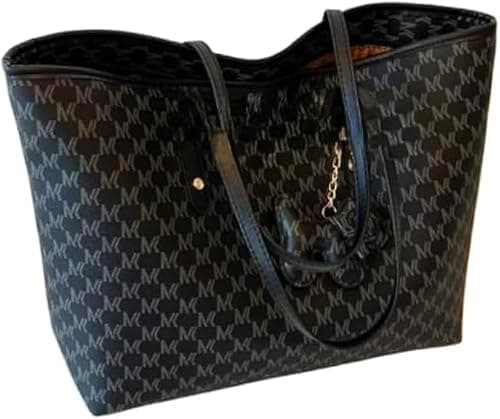 Lady Laptop Bag 16 Inch Laptop Tote Leather Computer Office Bag, Shoulder Cross-body Premium Texture Large Capacity Tote Shoulder Bag (Black) على Amazon.ae - متتبع الأسعار