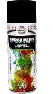 Hasanat Essentials Asmaco Spray Paint Quick Drying Smooth High Gloss Interior Exterior Wood Plastic Metal Automotive Non fading 400ML (Gloss Black) on Amazon.ae - Price Tracker
